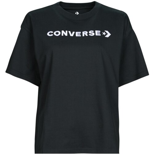 Converse Majice s kratkimi rokavi WORDMARK RELAXED TEE Črna Slike
