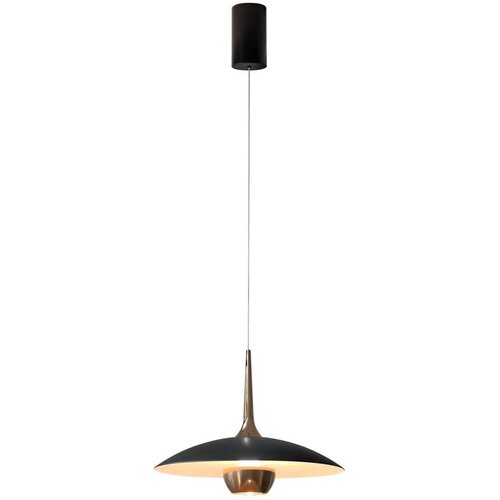  MAXLIGHT P0676 - LED luster na sajli MANUKA LED/12W/230V prečnika 28 cm zlatna/crna Slike