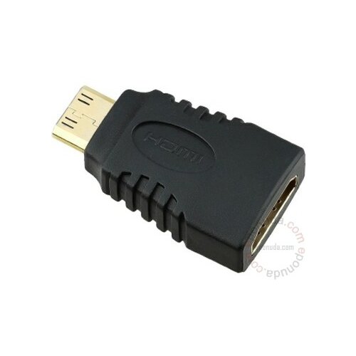 Fast Asia adapter Mini HDMI (M) - HDMI (F) Black adapter Slike