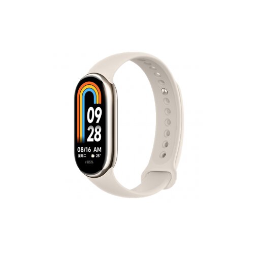 Xiaomi Smart Band 8 (zlatna) 1.62&amp;Prime; AMOLED ekran, BT 5.1, trajanje baterije do 16 dana Slike