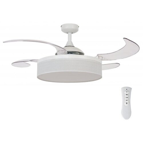  FANAWAY 511030 - LED plafonski ventilator FRASER 3xE27/20W/230V beli + daljinski upravljač Cene