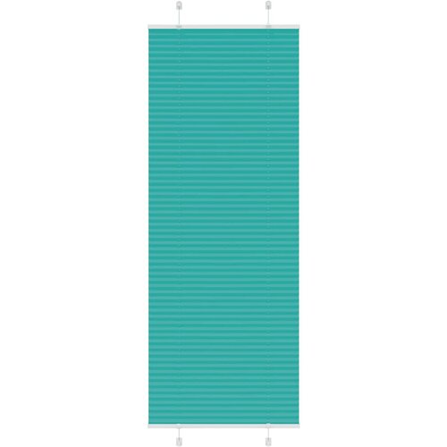 vidaXL Plisirana žaluzija petrolejno zelena 80x200 cm &scaron;irina blaga 79,4 cm poliester, (5000298116) Cene