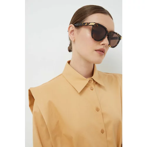 Bottega Veneta Sunčane naočale za žene, boja: smeđa