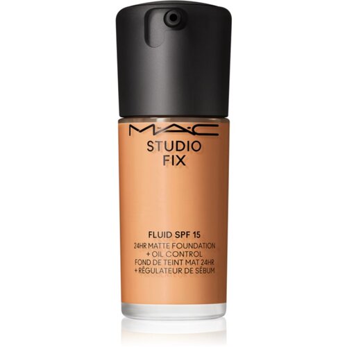 MAC Cosmetics Studio Fix Fluid SPF 15 24HR Matte Foundation + Oil Control matirajući puder SPF 15 nijansa NC43.5 30 ml Slike