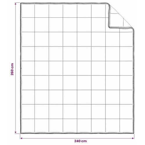  Set deka 2 kom. 260 x 240 cm Kapok i Poliester Bež - 260 x 240 cm 60 x 60 cm Cene