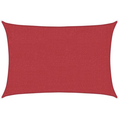  Jedro za za&amp;scaron;titu od sunca 160 g/m&amp;sup2; crveno 3 x 4 m HDPE Slike
