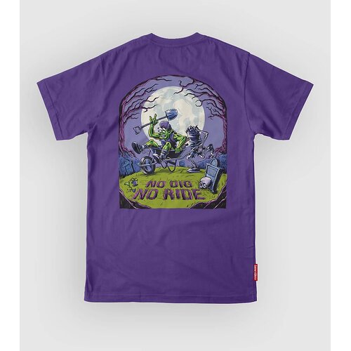 Loose Riders No Dig Graveyard Tech Tee purple Cene