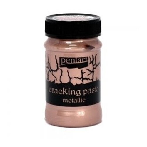  Pasta sa efektom pukotina metalik Pentart 100 ml Rose Gold Cene