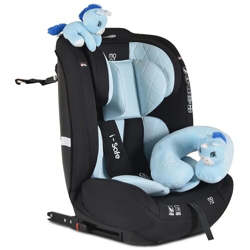 Moni Auto sedi&amp;scaron;te i-Safe 76-150cm, Isofix, Plavo Slike