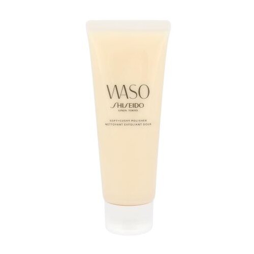 Shiseido Waso Soft + Cushy Polisher blagi kremasti piling 75 ml za žene Slike