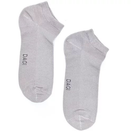 Dagi Men's Gray Bamboo Booties Socks