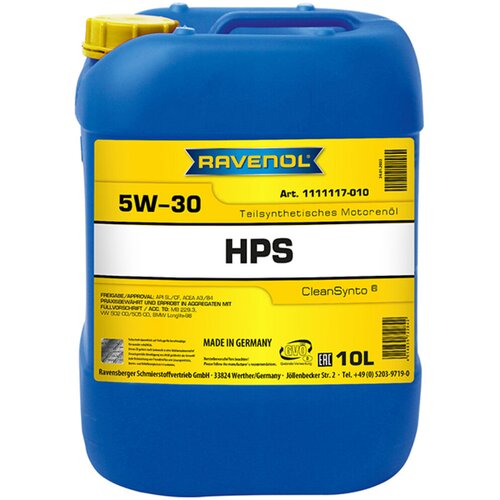 RAVENOL Motorno ulje HPS 5W-30, 10 l Cene