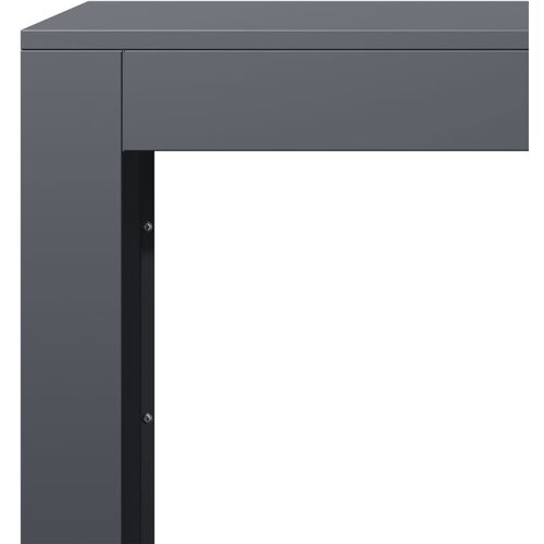  Stalak za drva za ogrjev antracit 100x40x60 cm čelični Slike