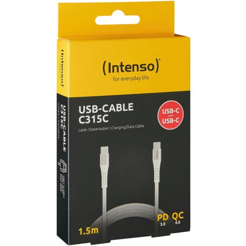 Intenso usb kabl za smartphone, usb type c, 1.5 met. - usb-cable C315C Cene