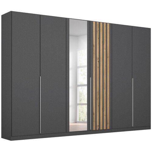 Modern Living Omara S Klasičnimi Vrati Lamella, Siva, Barva Hrasta Slike