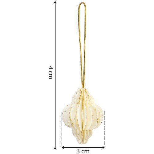  Ca1501 božićni ukrasi od papira 6 kom. Slike