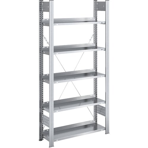 hofe Sestavljiv regal za dokumentacijo, pocinkan, višina regala 1750 mm, enostransko, osnovni regal, ŠxG 750 x 300 mm Cene