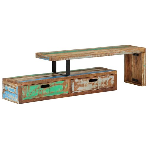 TV stalak (118-200) x 30 x 40 cm Masivno reciklirano drvo Cene