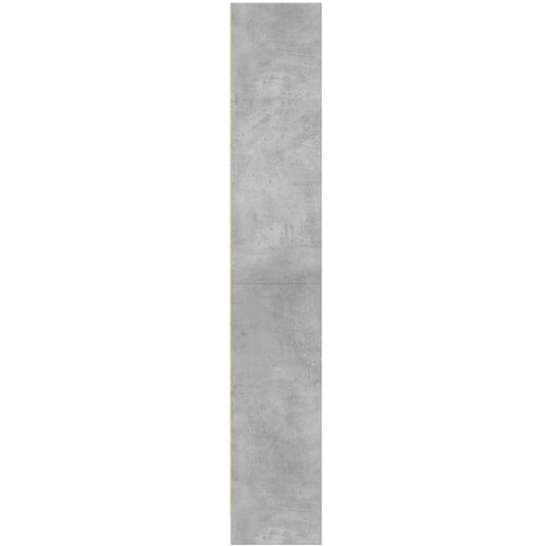 VidaXL Regal za knjige boja betona 60x24x143 cm konstruirano drvo Slike