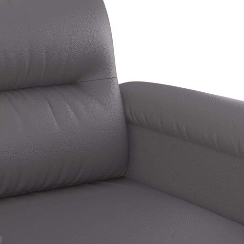 vidaXL 3-dijelni set sofa s jastucima sivi od umjetne kože Cijene