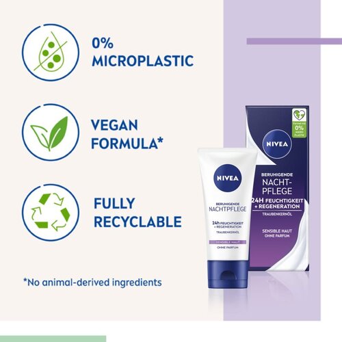 Nivea Soothing umirujuća noćna krema 50 ml Slike