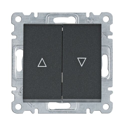 HAGER Taster za žaluzine 1P Lumina WL0323 crni Cene