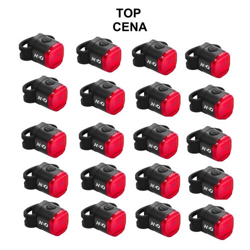 Neo bike components Neo Bike Zadnje svetlo safe 1 usb,crna,20kom ( N02009-20kom ) Slike