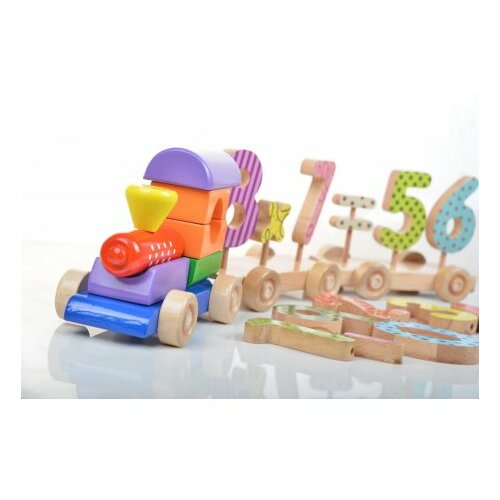 HANAH HOME drvena igračka math train Cene