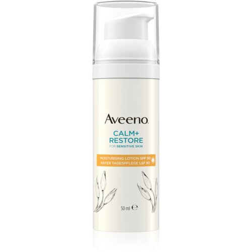 Aveeno Calm + Restore hidratantno mlijeko za lice SPF 50 50 ml Slike