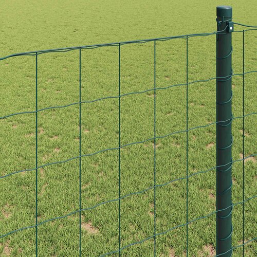 Euro ograda 0,6 x 25 m Željezo prekriveno PVC-om Zelena Slike