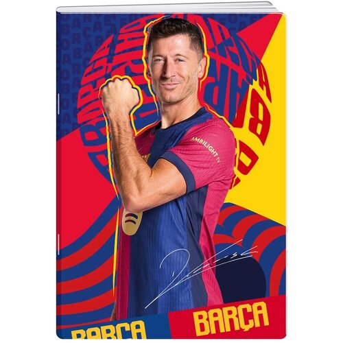  Premium, sveska, 50 lista, Barcelona - odaberite motiv A5 Latajn Lewandowski Cene