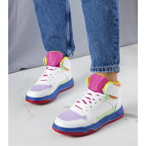 Gemre Colorful high-top sneakers Elizabeth Slike
