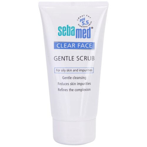 Sebamed Clear Face Gentle Scrub nežen piling za aknasto kožo 150 ml za ženske Slike