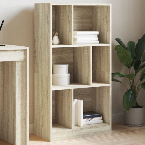 vidaXL Regal za knjige boja hrasta 57x28,5x107,5 cm konstruirano drvo Cijene