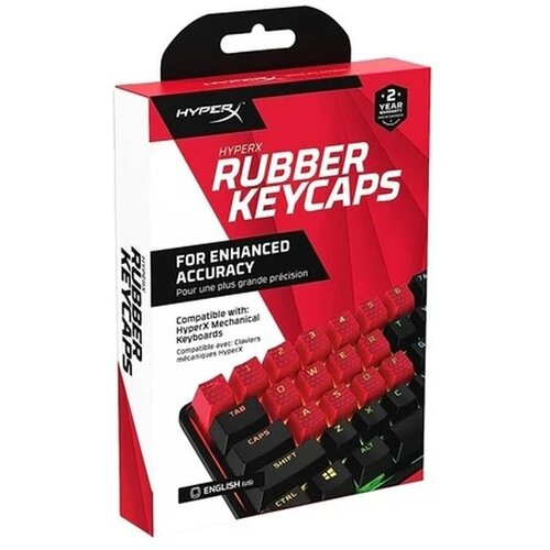 Hyperx Rubber Game Accy Kit US zamenski tasteri crveni Cene