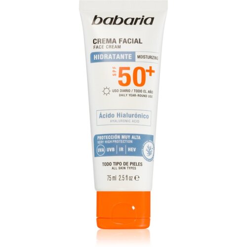 Babaria Sun Face vodootporna krema za sunčanje za lice SPF 50+ 75 ml Cijene