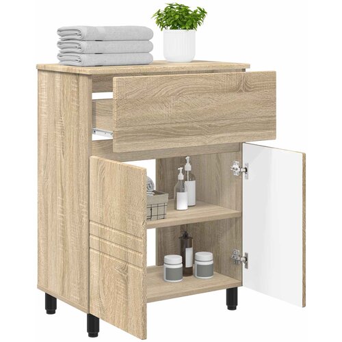  Toaletna jedinica Hrast sonoma 60 x 35 x 80 cm Slike