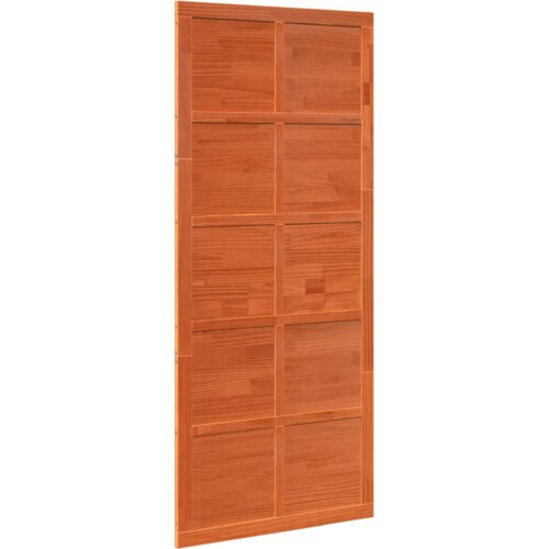VidaXL Hlevska vrata Vo&amp;scaron;čeno rjava 90 x 210 cm Trdna borovina Slike