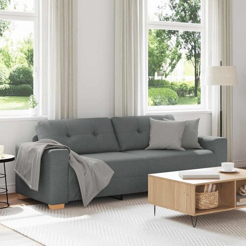  Trosjed, tamno siva, 220x78x80 cm, tkanina Cene