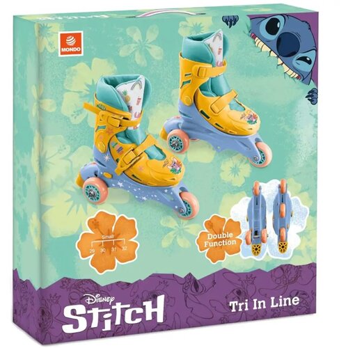 Mondo Toys Disney+Stitch podesive role s jednim ili dva reda kotača, veličina 29-32 - Cene