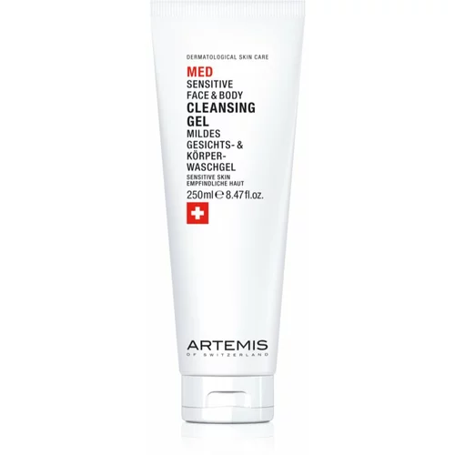 artemis MED Sensitive Face & Body gel za čišćenje 250 ml