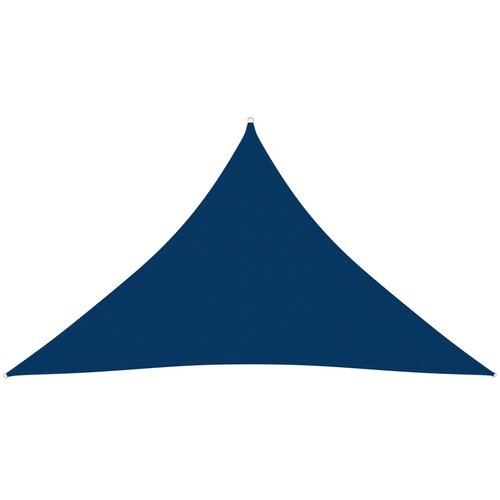 VidaXL Senčno jadro oksford blago trikotno 3,5x3,5x4,9 m modro, (20965360) Slike