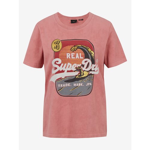 Superdry Damen T-Shirt Vl Itago Tee – Basic Print, Regular Fit