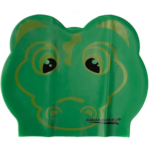 Aqua speed Kids's Swimming Cap ZOO Latex Crocodile