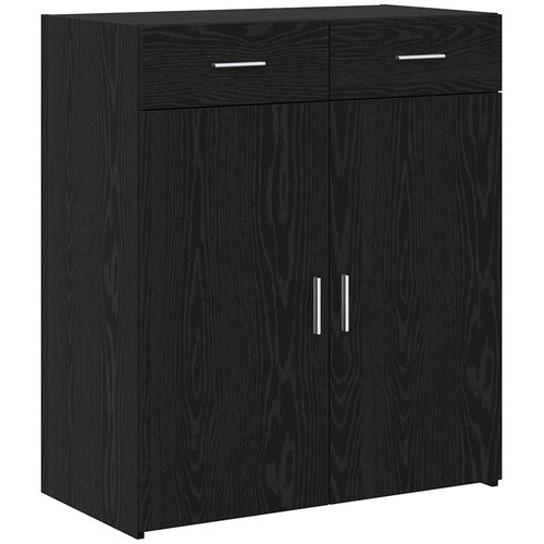  za pohranu s ladicama Crni hrast 80 x 42.5 x 93.5 cm Slike