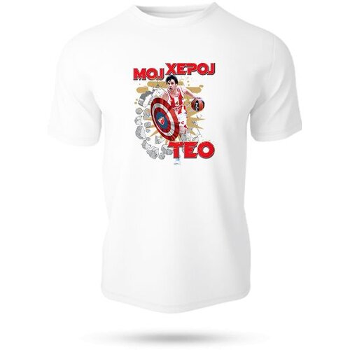KK Crvena Zvezda Majica za decu Heroj Teo, Bela Cene