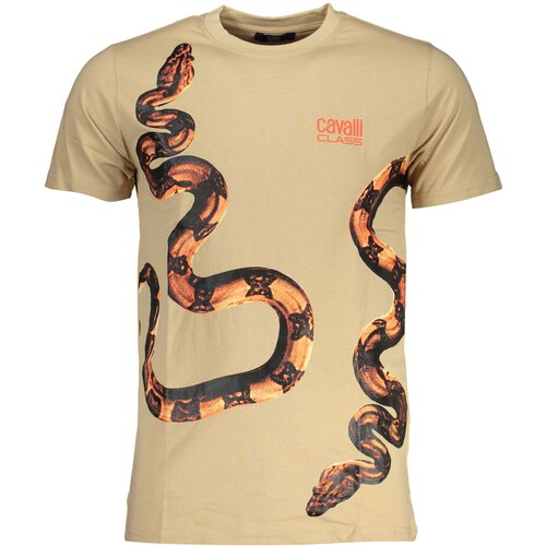 Cavalli Class MEN&amp;amp;#39;S SHORT SLEEVED T-SHIRT BEIGE Slike