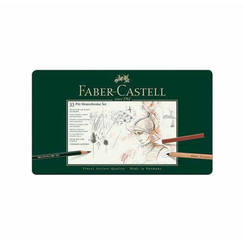 Faber-castell pitt monochrome set za crtanje 1/33 112977 Slike