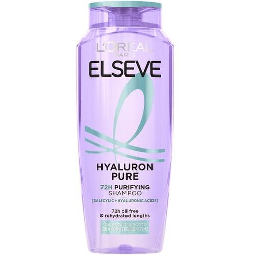 L&amp;acute;Or&amp;eacute;al Paris Elseve Hyaluron pure &amp;scaron;ampon za dehidriranu kosu koja se brzo masti 400ml Slike