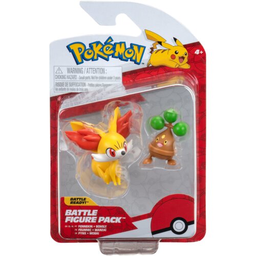 Pokemon figurica &amp;quot;Battle figure&amp;quot; - Fennekin &amp;amp; Bonsly Slike